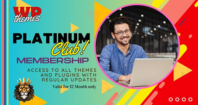 Platinum Club - Yearly Membership at wpthemesking.com