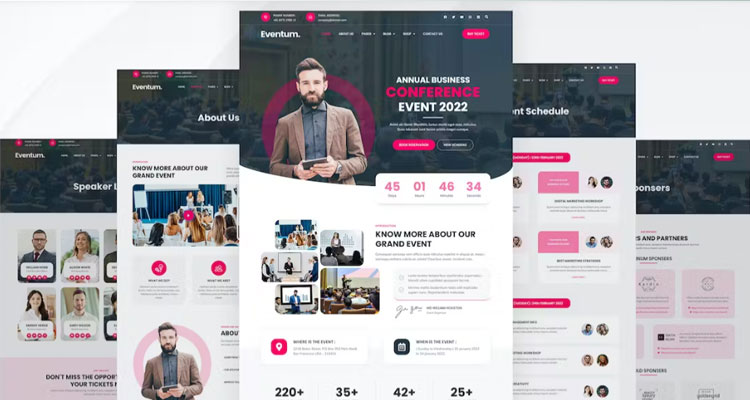 Eventum - Event & Conference Elementor Template Kit