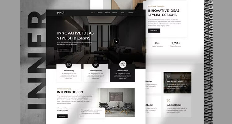 Inner – Interior Design & Architecture Template Kit