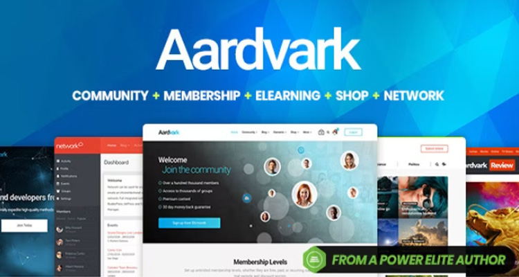 Aardvark - Community, Membership, BuddyPress Theme