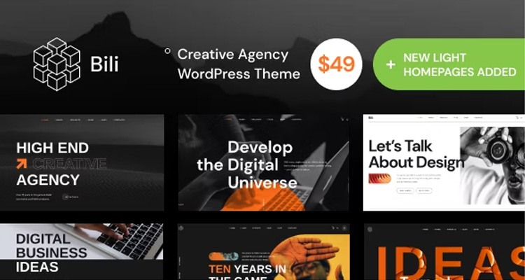 Bili – Creative Agency WordPress Theme