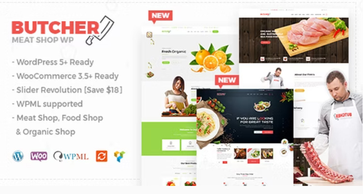 Butcher - Meat Shop WooCommerce Theme