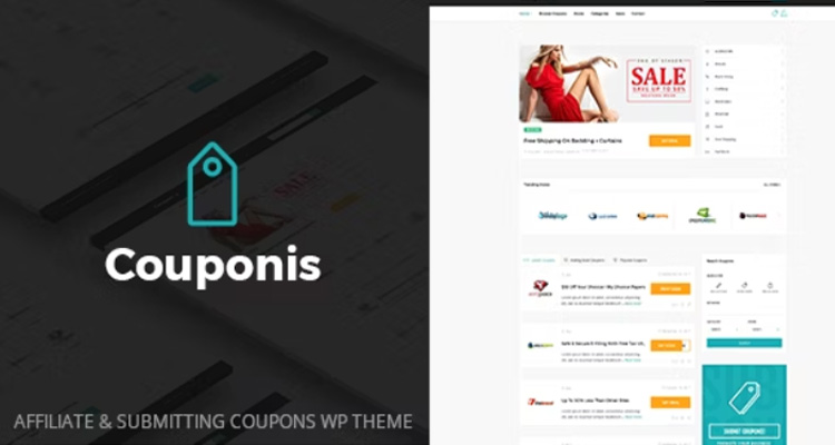 Couponis – Affiliate & Submitting Coupons WordPress Theme 3.1.7