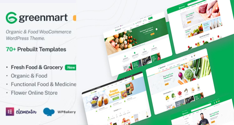 GreenMart – Organic & Food WooCommerce WordPress Theme