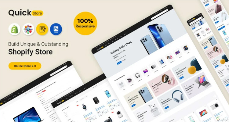 QuickStore – Mega Shop Multipurpose Shopify Store