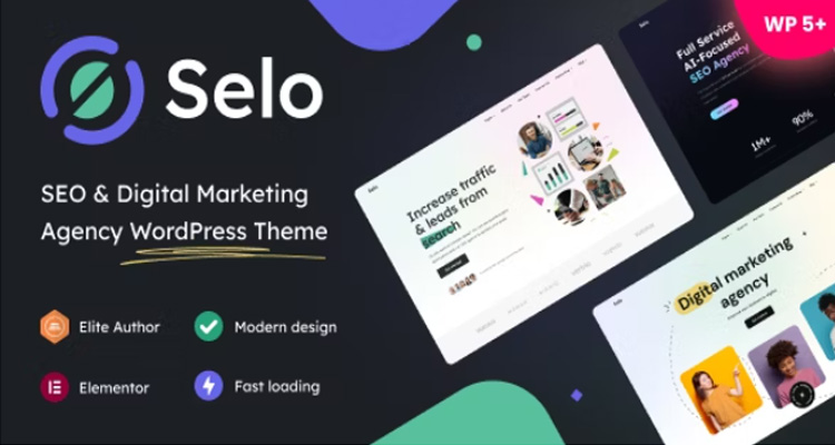 Selo - SEO & Digital Marketing Agency WordPress Theme