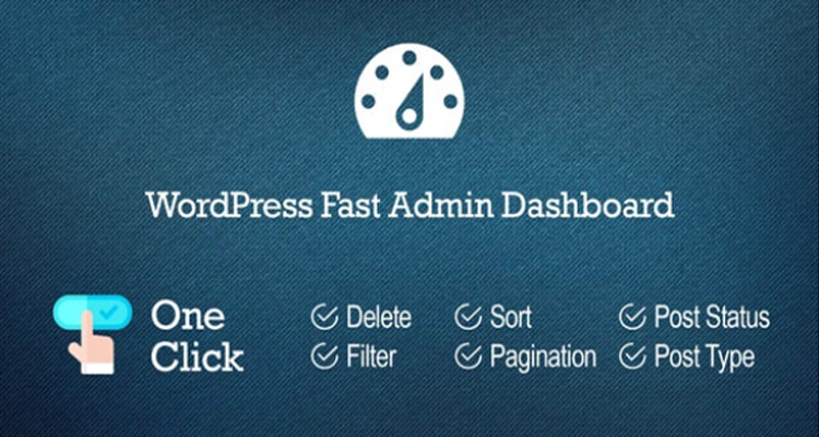 WordPress Fast Admin Dashboard 5.0