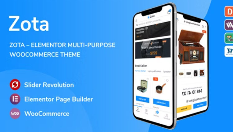 Zota – Elementor Multi-Purpose WooCommerce Theme