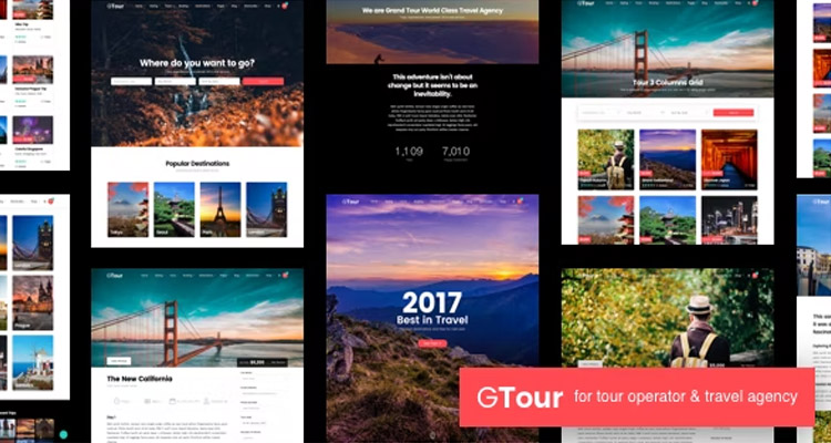 Grand Tour - Travel Agency WordPress Theme