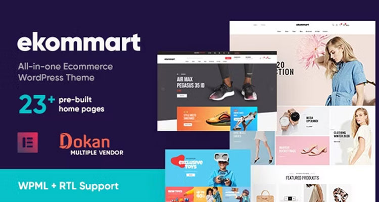 ekommart - All-in-one eCommerce WordPress Theme