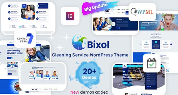 Bixol – Cleaning Services WordPress