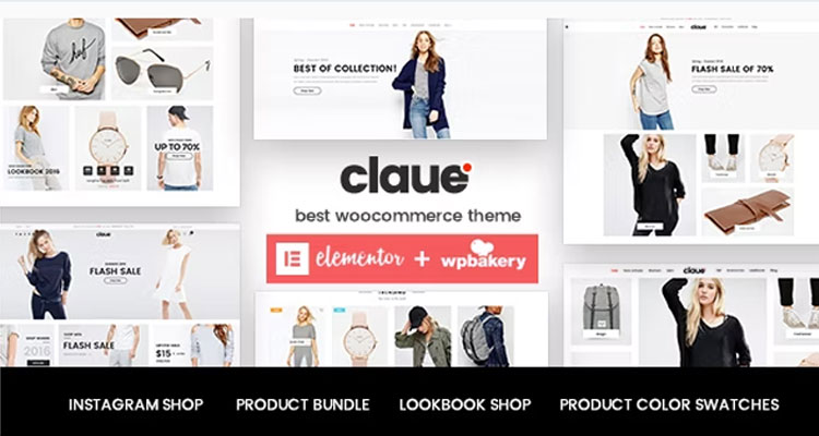 Claue – Clean, Minimal Elementor WooCommerce Theme