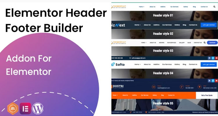 Elementor Header Footer Builder – Addon 1.0.3