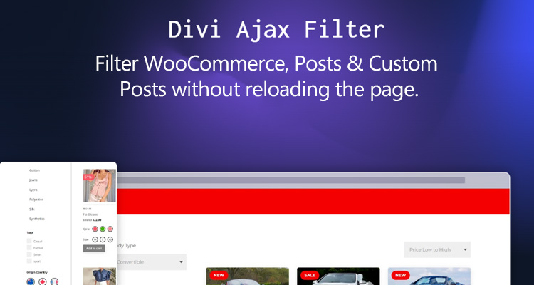 Divi Ajax Filter 2.3.3