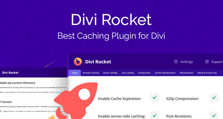 Divi Rocket Caching Plugin 1.0.49