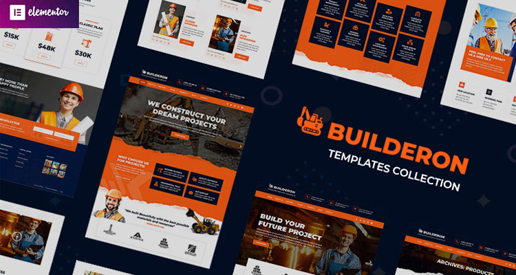 Builderon – Construction And Industry Template Kit