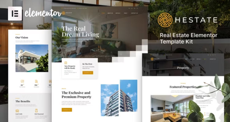 Hestate – Real Estate Elementor Template Kit