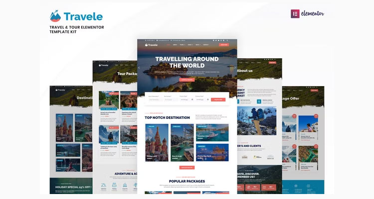 Travele – Travel & Tour Agency Template Kit