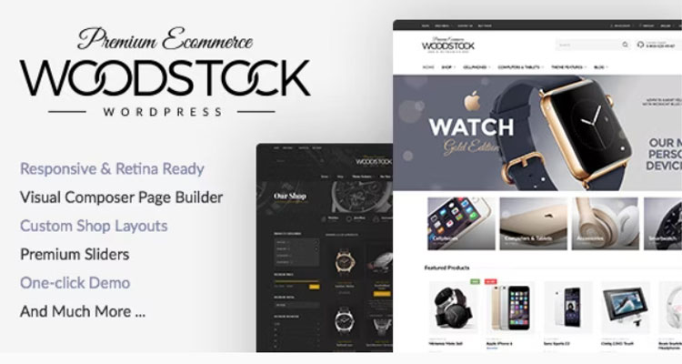 Woodstock - Electronics Store WooCommerce Theme