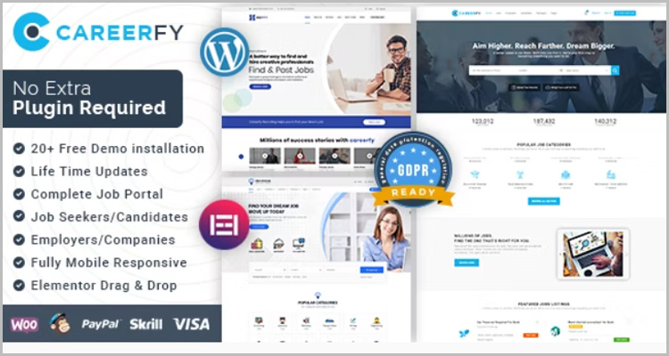 Careerfy – Job Board WordPress Theme