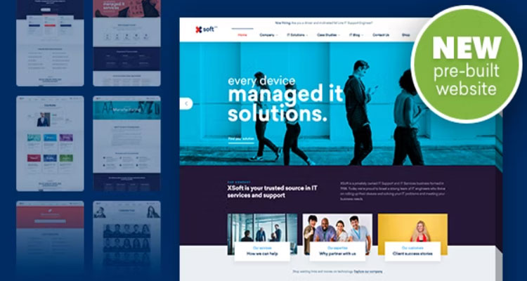 Nanosoft - WP Theme for IT Solutions