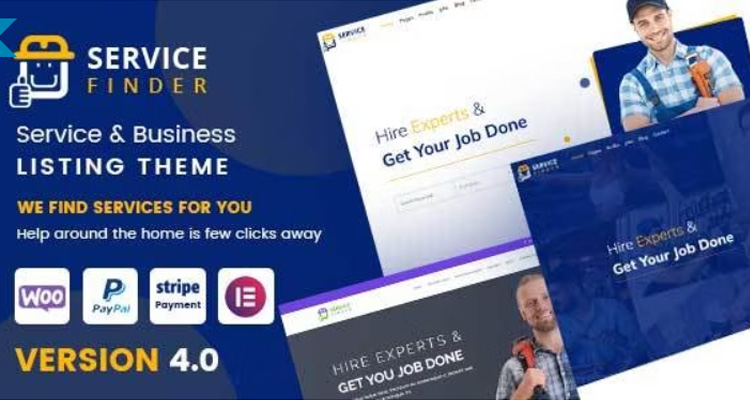 Service Finder - Business Listing WordPress Theme