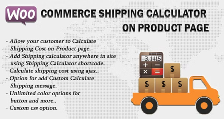 WooCommerce Shipping Cost Calculator On Product Page