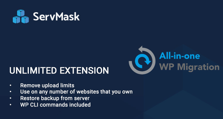 All in One WP Migration Unlimited Extension