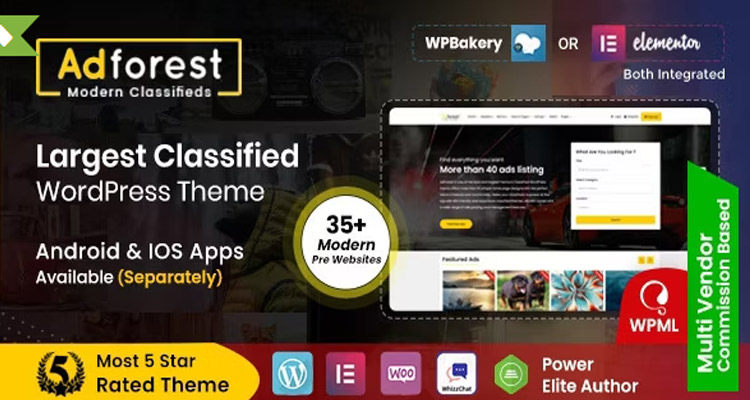 AdForest – Classified Ads WordPress Theme