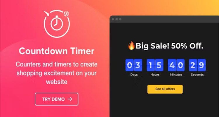 Countdown Timer – WordPress Countdown Timer plugin