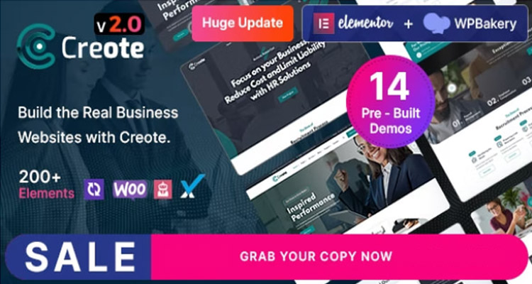 Creote - Corporate & Consulting Business WordPress Theme