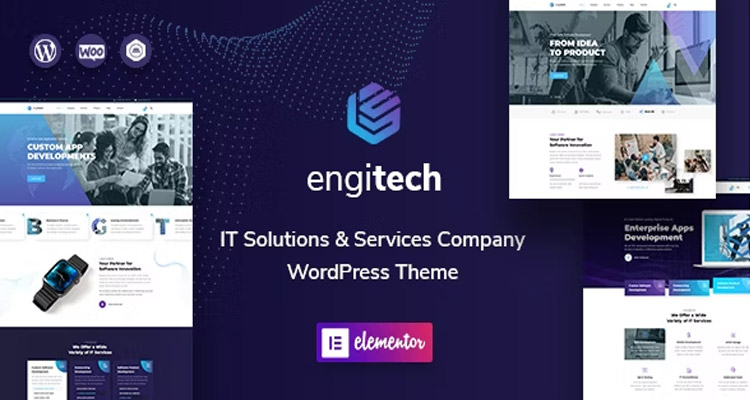 Engitech - IT Solutions & Services WordPress Theme