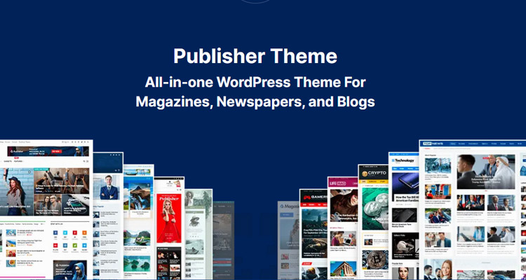 Publisher Theme Magazine Blog Newspaper and Review