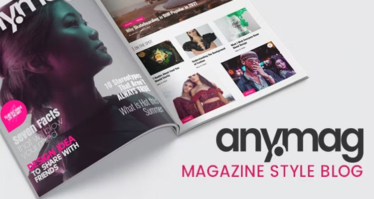 Anymag – Magazine Style WordPress Blog