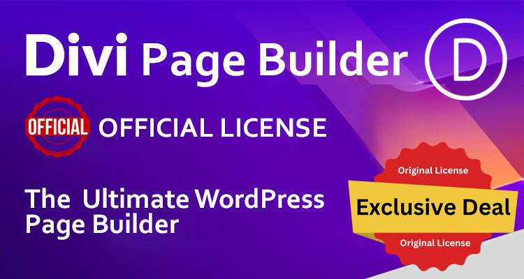 Divi Page Builder - Original License Exclusive Deal