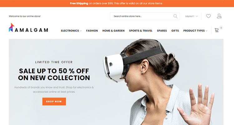 Amalgam - Wholesale Magento Theme