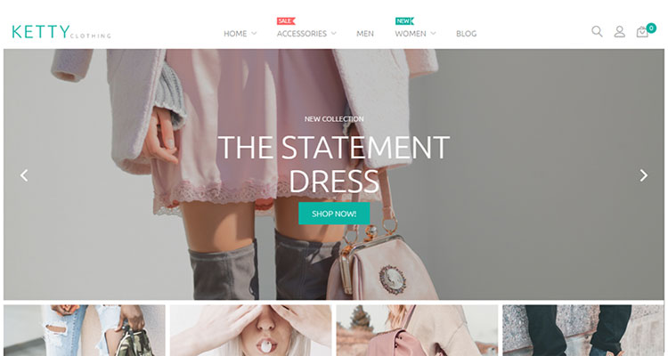 Ketty - Fashion Store Magento Theme