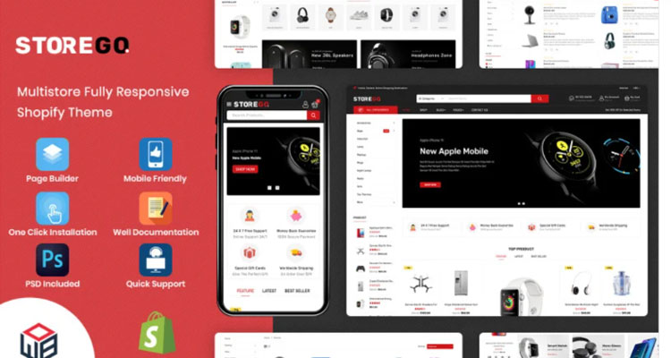 StoreGo – Multipurpose Premium Electronic Shopify 2.0 Theme